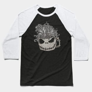 Ghostly Coffee Baseball T-Shirt